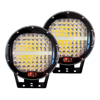 Par Farol Milha Led Monstro 378w 12v24v Off Road + Chicote