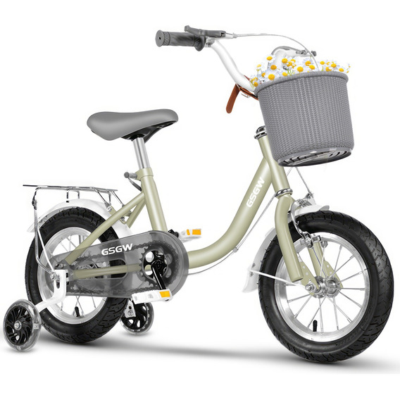 Bicicleta Infantil Urbana R18 Con Doble Freno Y Canastilla