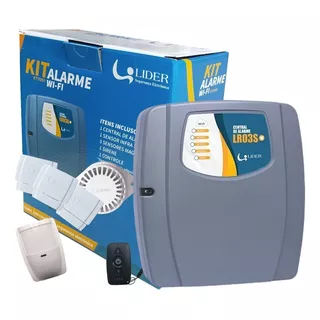 Kit  Alarme Wifi Com App Para Protecão Contra Roubo Lider