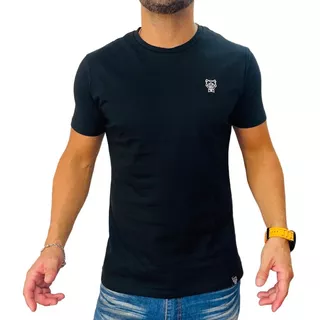 Remera Básica Hombre Manga Corta 100% Algodón Premium 