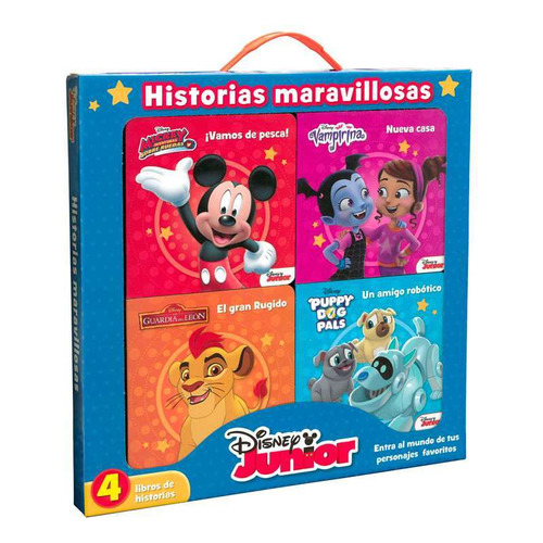 Cuentos Disney Junior · Colección 4 Libros · Historias Maravillosas
