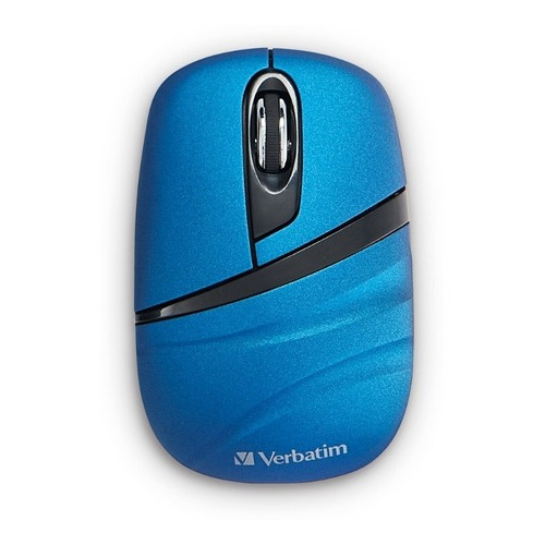 Mouse Mini Travel Verbatim Wireless Commuter Series Color Azul