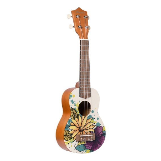 Ukelele Soprano Bamboo U-21 Spring + Funda Color Gris