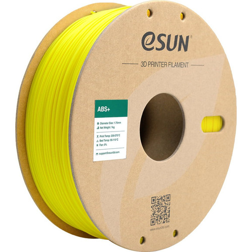 Filamento 3D ABS+ Esun de 1.75mm y 1kg yellow