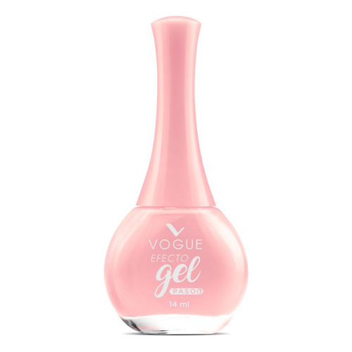 Esmalte de uñas color Vogue Efecto Gel Gel de 14mL de 1 unidades color Rosa