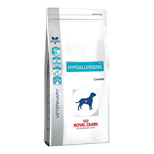 Alimento Royal Canin Veterinary Diet Canine Hypoallergenic (DR 21) para perro todos los tamaños sabor mix en bolsa de 2 kg