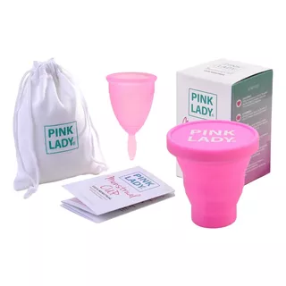 Copa Menstrual Pink Lady + Vaso Esterilizador Pink Lady 