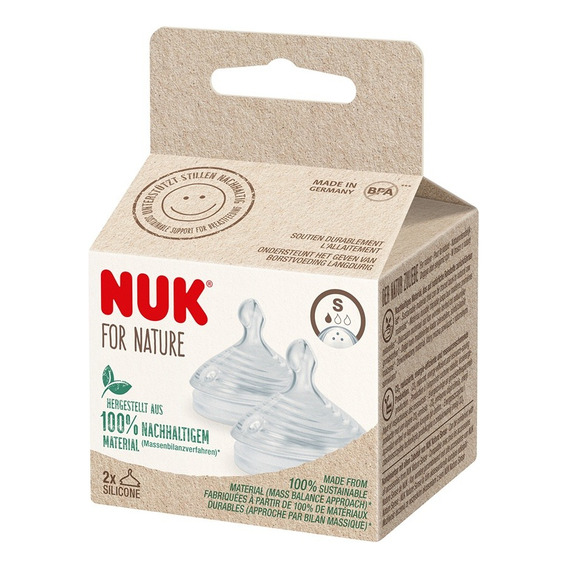 Pack X2 Tetinas Nuk Sostenible Nuk For Nature Ecológico