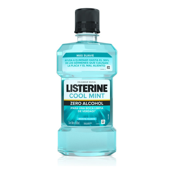 Enjuague Bucal Listerine Cool Mint Zero Alcohol 500 Ml