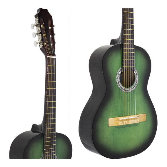 Guitarra Criolla Ramallo Verde Proto5-1ve Niño