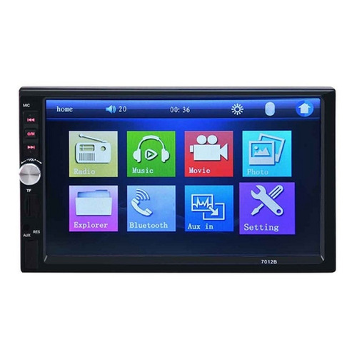 Radio Auto Dos Din Mirror Link Bluetooth Video Usb Pantalla Adkar