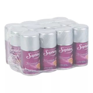 Pack De 12 Fragancias Saphirus Aromatizador Aerosol Repuesto