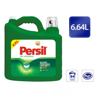 Detergente Líquido Persil Universal Acción Profunda Plus 6.64l
