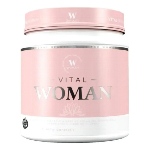 Colageno Hidrolizado + Acido Hialuronico 454g - Vital Woman Sabor Neutro