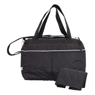 Bolso Pañalera Cary Capitonada Impermeable + Cambiador