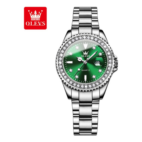 Relojes De Lujo Con Diamantes Luminosos Para Mujer, De Olevs