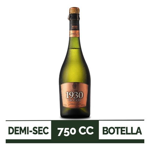 Sidra 1930 Saccani Demi Sec Botella 750ml