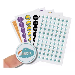 Stickers, Estampas, Calcomanias, Papel Adherible 360/5x5cm