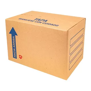 50 Cajas De Cartón Para Empaque 31x20x20 Cms Rm-68