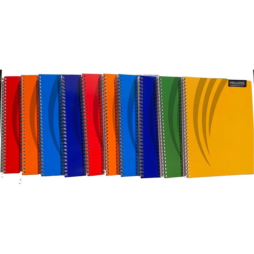10 Cuadernos Universitario Cuadro Chico 5mm Proarte 100h Color Surtido