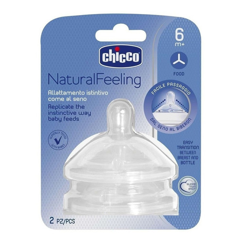 Tetinas Chicco Naturalfeeling 6m+