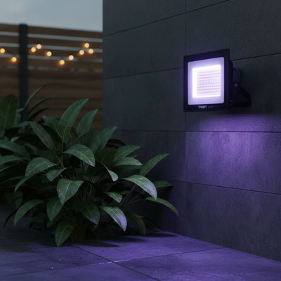 Reflector Smart Ip65 20w Rgb 3000k|6000k Negro Rgb