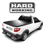 Kit Adesivo Fiat Strada Hard Working Tampa Traseira Strda46