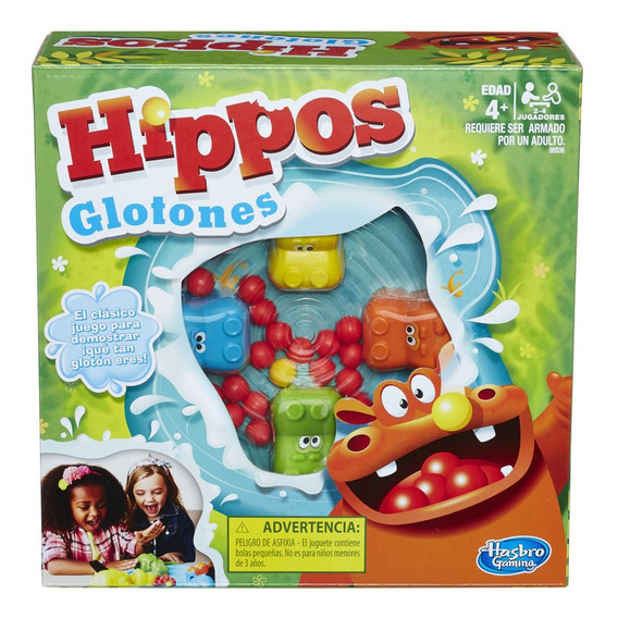 Juego De Mesa Hasbro Gaming Hippos Glotones