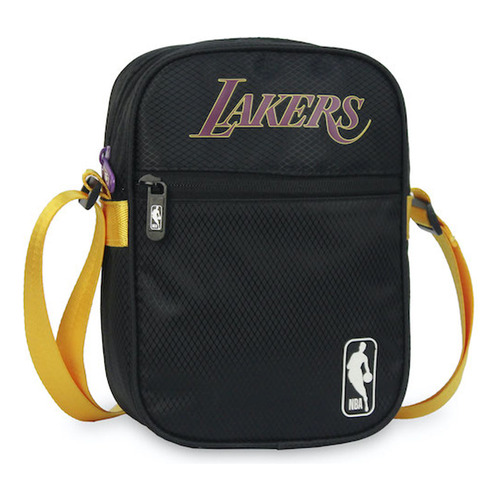 Morral Nba Con Bolsillo Viaje Cómodo Moda Color Amarillo