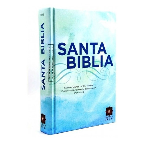 Biblia Ntv Edición Personal Letra Grande Tapa Dura Azul
