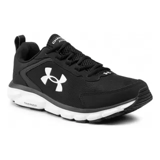 Tenis Under Armour Charged Assert 9 Negro Blanco