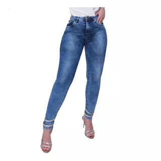 Calça Plus Size Jeans Feminina Com Lycra Premium Magnífica
