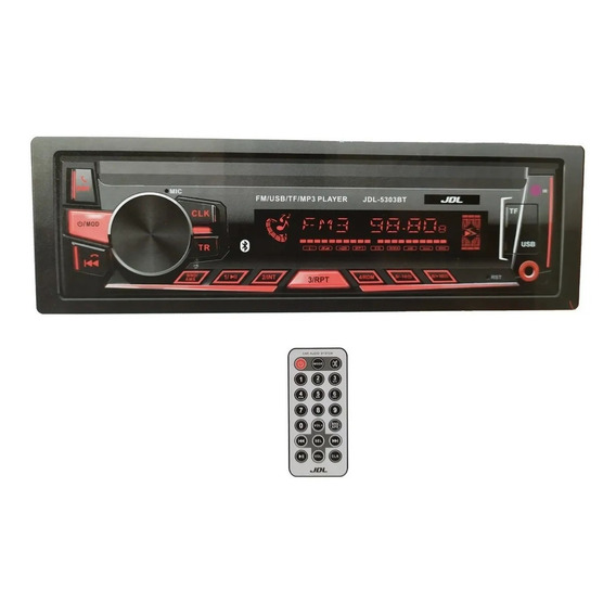 Radio para carro JDL JDL-5303 con USB, bluetooth y lector de tarjeta SD