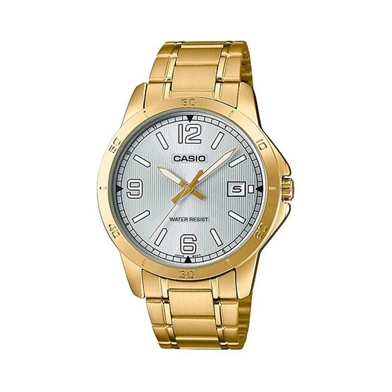 Reloj Casio Hombre Mtp-v004g-7b2, Acero,gold-tone,acero