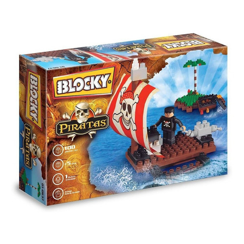 Blocky Piratas 1 - Bloques Cantidad De Piezas 100