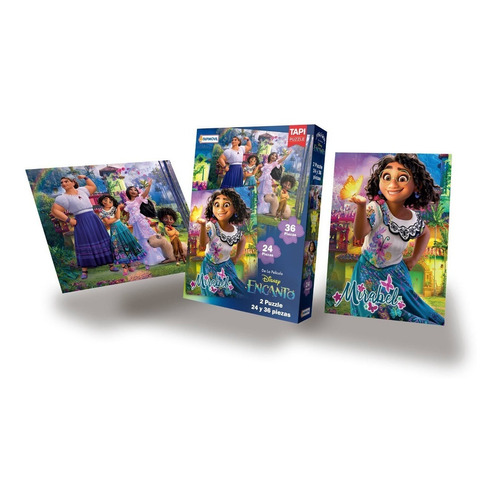 Puzzle Rompecabezas X2 Disney Encanto 24 Y 36 Piezas