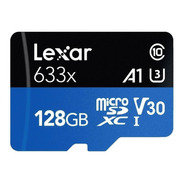 Tarjeta De Memoria Lexar Lsdmi128bb-633a  High-performance 633x Con Adaptador Sd 128gb