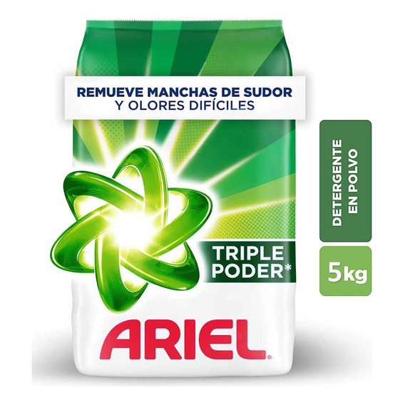 Ariel Detergente Triple P 5 Kg