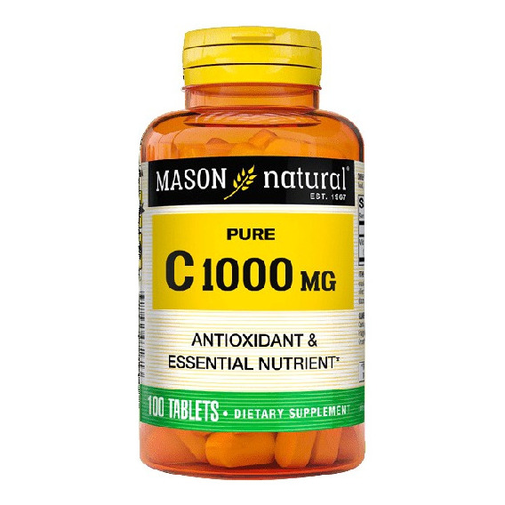 Vitamina C 1000mg Refuerza Sistema Inmunológico 100tabletas