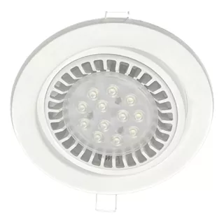 Spot Embutir Circular Móvil 1 Luz Ar111 Led Dimerizable Pp