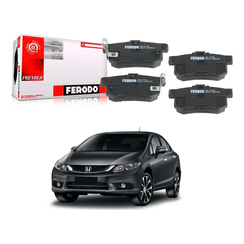 Pastilha Freio Traseira Ceramica Civic 2.0 2014 A 2016