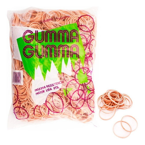 Banditas Elasticas Gumma Natural 40mm Bolsa De 1kg