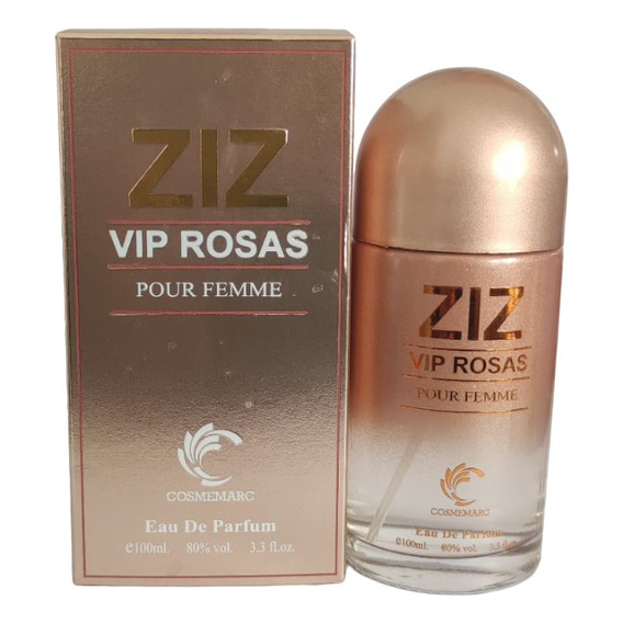 Perfume Mujer Cosmemarc Ziz Vip Rosas - 100ml