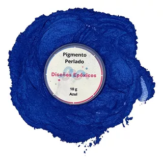 Pigmento  Azul Perlado Para Resina Epóxica 10 Gr