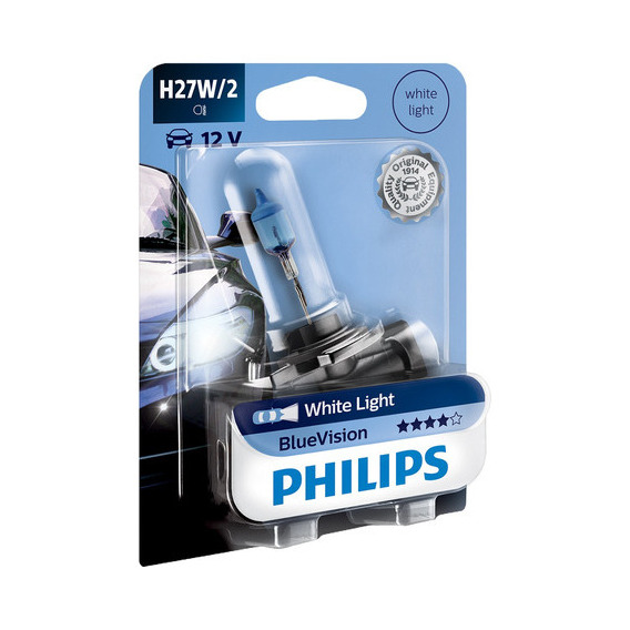 Ampolleta Blue Visión H27 De 12v Y 27w Philips