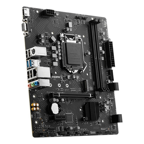 Motherboard Msi H510m Plus V3 1200 10th Negro