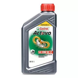 1lt Óleo Castrol Actevo Gp Moto 4t 20w50 Sl Mineral - Motos