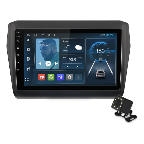 Estéreo Android Para Suzuki Swift 2018-2022 Cámara Gps Fm Bt