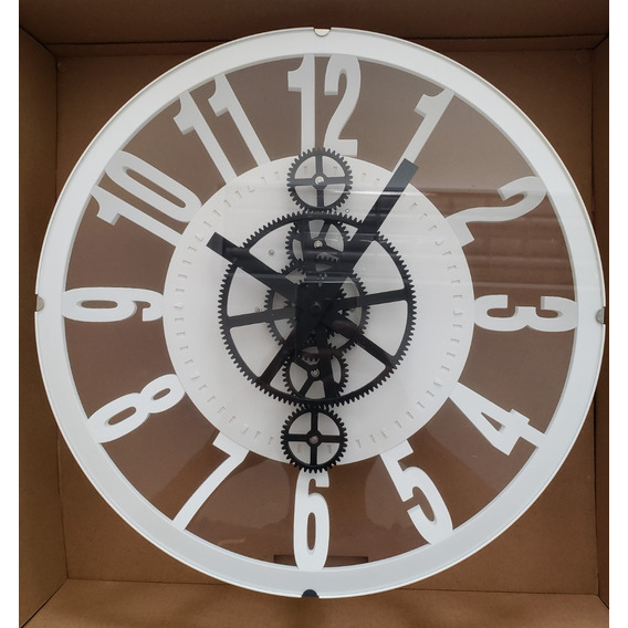 Reloj De Pared Gear Wall Clock, Decorativo