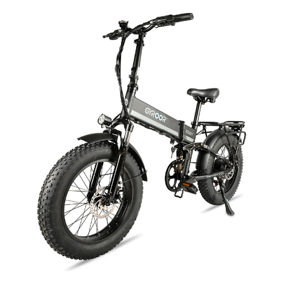 Bicicleta Eléctrica Gyroor Eb021 R20 En Aluminio Y Plegable